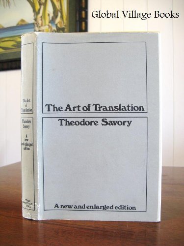 Beispielbild fr The art of translation zum Verkauf von ThriftBooks-Dallas