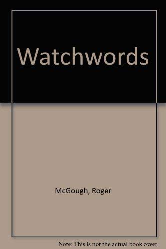 9780224617055: Watchwords