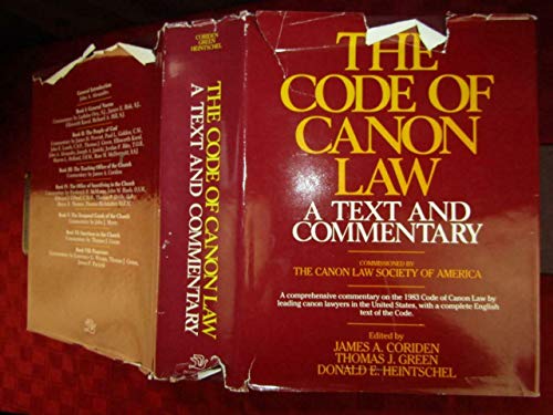9780225664249: Code of Canon Law : A Text and Commentary
