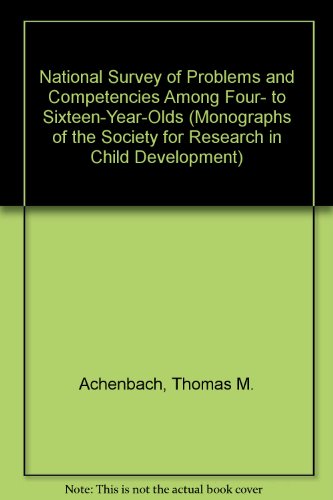 Imagen de archivo de National Survey of Problems and Competencies among Four- to Sixteen-Year-Olds a la venta por Better World Books