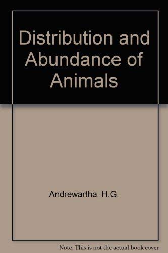 Beispielbild fr Distribution and Abundance of Animals zum Verkauf von Better World Books