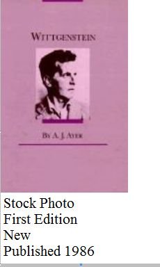 Imagen de archivo de Wittgenstein a la venta por Books From California