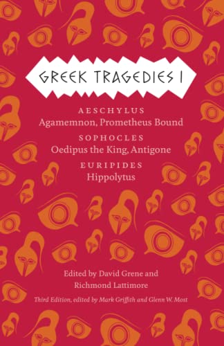 Stock image for Greek Tragedies 1 : Aeschylus: Agamemnon, Prometheus Bound; Sophocles: Oedipus the King, Antigone; Euripides: Hippolytus for sale by Better World Books