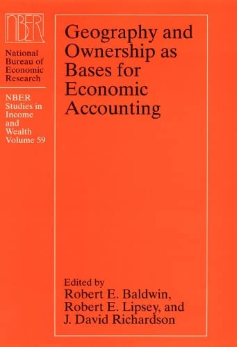 Stock image for Geography and Ownership as Bases for Economic Accounting for sale by Better World Books