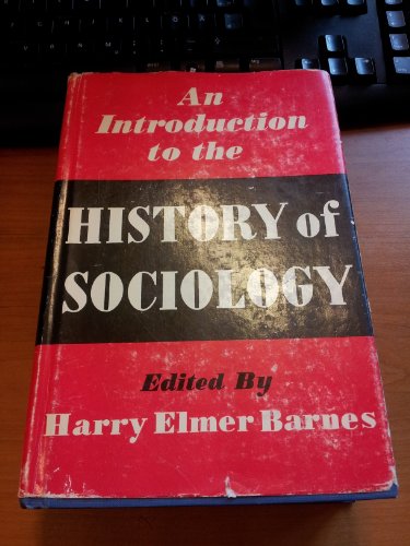 Beispielbild fr Introduction to the History of Sociology zum Verkauf von Better World Books