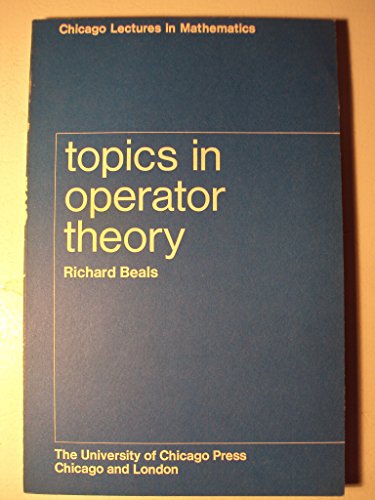 Imagen de archivo de TOPICS IN OPERATOR THEORY. [Chicago Lectures in Mathematics] a la venta por de Wit Books