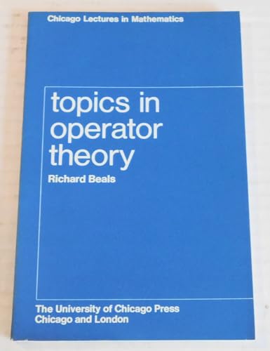 Immagine dell'editore per Topics in Operator Theory (Chicago Lectures in Mathematics) venduto da Zubal-Books, Since 1961