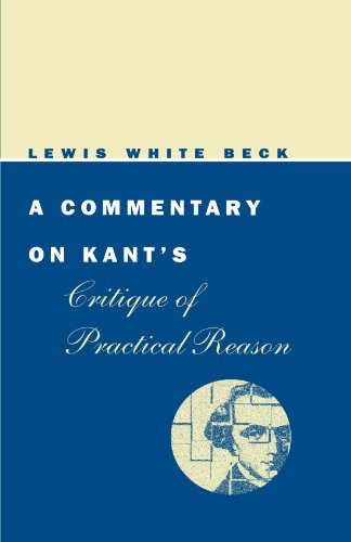 Stock image for A Commentary on Kant's Critique of Practical Reason (Phoenix Books) for sale by HPB-Ruby