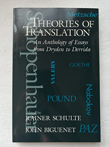 Stock image for Theories of Translation: An Anthology of Essays from Dryden to Derrida for sale by Zoom Books Company