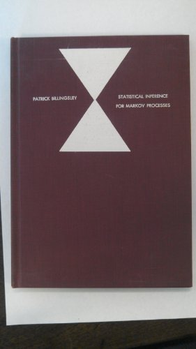 Beispielbild fr Statistical Inference for Markov Processes (Statistical Research Monograph) zum Verkauf von Books Unplugged