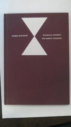 Imagen de archivo de Statistical Inference for Markov Processes (Statistical Research Monograph) a la venta por Books Unplugged