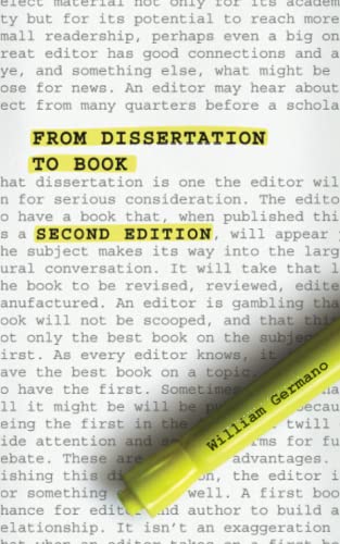 9780226062044: From Dissertation to Book, Second Edition (Chicago Guides to Writing, Editing, and Publishing)
