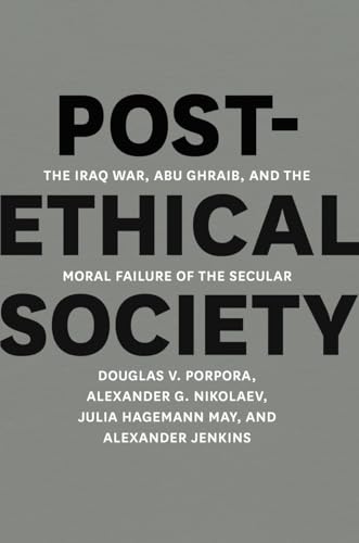 Imagen de archivo de Post-Ethical Society a la venta por Blackwell's