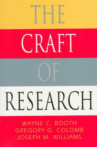 Imagen de archivo de The Craft of Research a la venta por Better World Books: West
