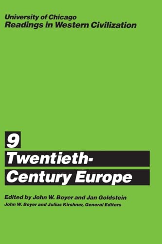 Stock image for University of Chicago Readings in Western Civilization, Volume 9: Twentieth-Century Europe for sale by HPB-Ruby