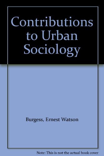 Imagen de archivo de Contributions to Urban Sociology a la venta por Better World Books: West