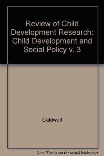 9780226090443: Review of Child Development Research.