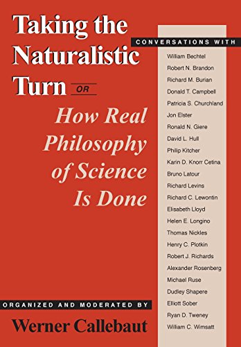 Imagen de archivo de Taking the Naturalistic Turn, Or How Real Philosophy of Science Is Done a la venta por Blackwell's