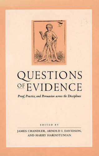 Imagen de archivo de Questions of Evidence: Proof, Practice, and Persuasion across the Disciplines (A Critical Inquiry Book) a la venta por HPB-Emerald