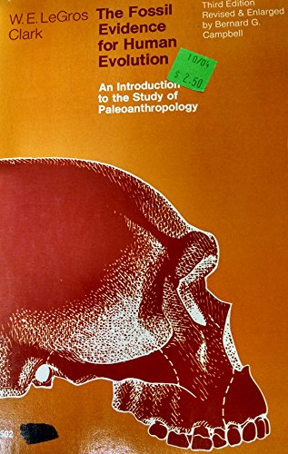 Beispielbild fr The Fossil Evidence for Human Evolution, Third edi zum Verkauf von N. Fagin Books
