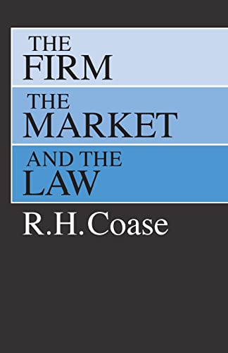 Imagen de archivo de The Firm, the Market, and the Law a la venta por Goodwill Books