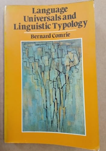 Imagen de archivo de Language Universals and Linguistic Typology: Syntax and Morphology a la venta por HPB-Red