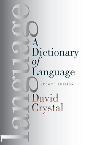 Imagen de archivo de A Dictionary of Language a la venta por Wonder Book