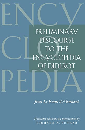 9780226134765: Preliminary Discourse to the Encyclopedia of Diderot