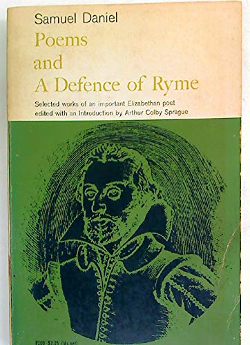 9780226136097: Poems and a Defence of Rhyme