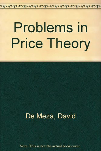 Imagen de archivo de Problems in Price Theory a la venta por Solr Books