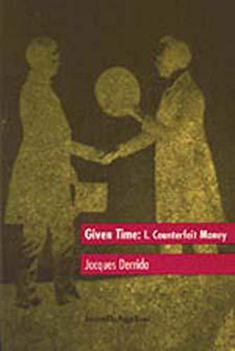 Imagen de archivo de Given Time: I. Counterfeit Money (Carpenter Lectures) a la venta por HPB-Red