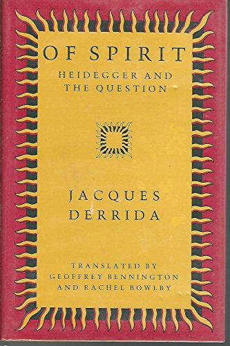 9780226143170: Of Spirit: Heidegger and the Question