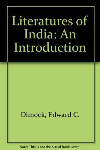 9780226152325: Literatures of India: An Introduction