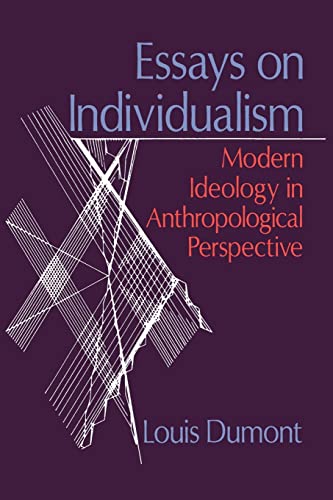 Beispielbild fr Essays on Individualism: Modern Ideology in Anthropological Perspective zum Verkauf von Midtown Scholar Bookstore