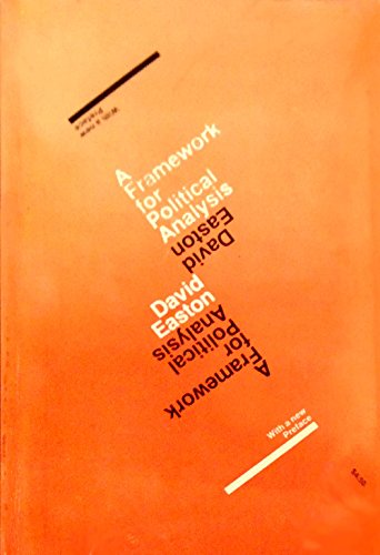 Imagen de archivo de A Framework for Political Analysis a la venta por Better World Books