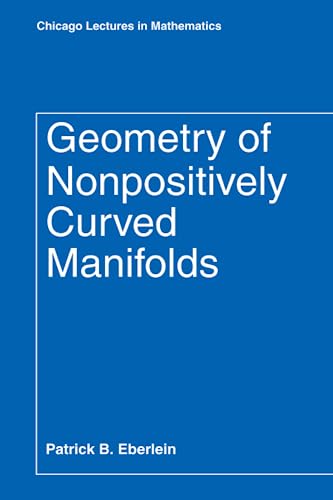 Imagen de archivo de Geometry of Nonpositively Curved Manifolds a la venta por Blackwell's