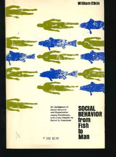 Beispielbild fr Social Behavior from Fish to Man (Phoenix Books) zum Verkauf von Wonder Book