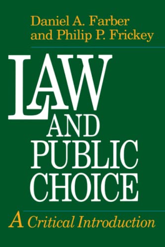 Imagen de archivo de Law and Public Choice: A Critical Introduction a la venta por Wonder Book