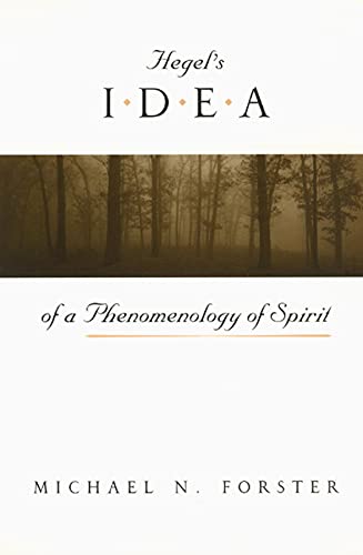 9780226257402: Hegel's Idea of a Phenomenology of Spirit