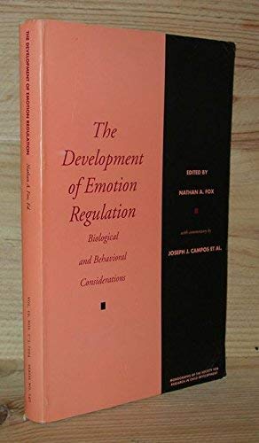 Stock image for The Development of Emotion Regulation: Biological and Behavioral Considerations (Monographs of the Society for Research in Child Development) for sale by Wonder Book