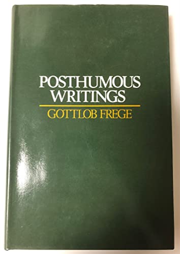 9780226261997: Posthumous Writings