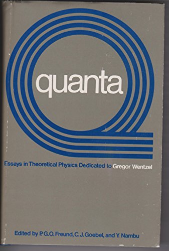 Imagen de archivo de Quanta, Essays in Theoretical Physics Dedicated To Gregor Wentzel a la venta por Mythos Center Books