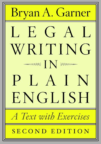 Imagen de archivo de Legal Writing in Plain English, Second Edition: A Text with Exercises (Chicago Guides to Writing, Editing, and Publishing) a la venta por Redux Books