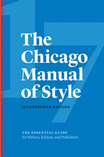 9780226287058: The Chicago Manual of Style, 17th Edition