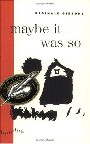 Stock image for Maybe it Was So (Phoenix Poets) for sale by Fireside Bookshop