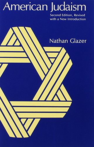 AMERICAN JUDAISM - GLAZER, NATHAN