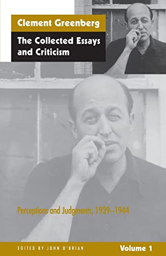 Beispielbild fr The Collected Essays and Criticism, Volume 1 Vol. 1 : Perceptions and Judgments, 1939-1944 zum Verkauf von Better World Books: West