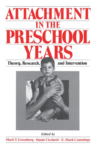 Imagen de archivo de Attachment in the Preschool Years : Theory, Research, and Intervention a la venta por Better World Books: West