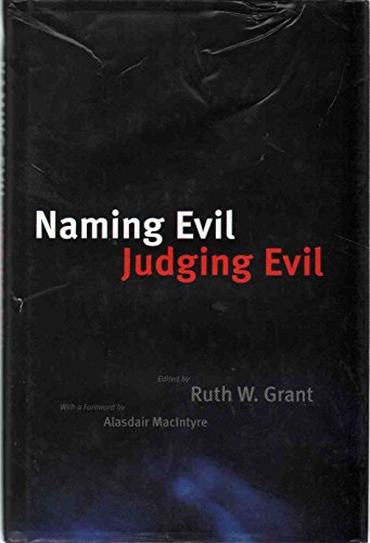 Imagen de archivo de Naming Evil, Judging Evil a la venta por Better World Books