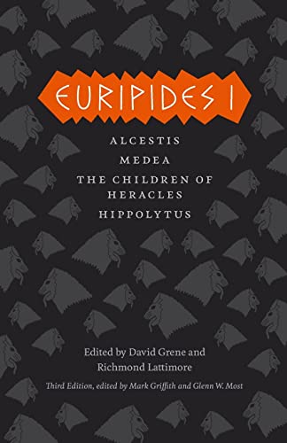 Imagen de archivo de Euripides I: Alcestis, Medea, The Children of Heracles, Hippolytus (The Complete Greek Tragedies) a la venta por Goodwill Books